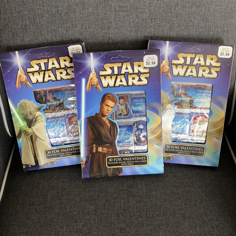 2002 Star Wars foil Valentine’s